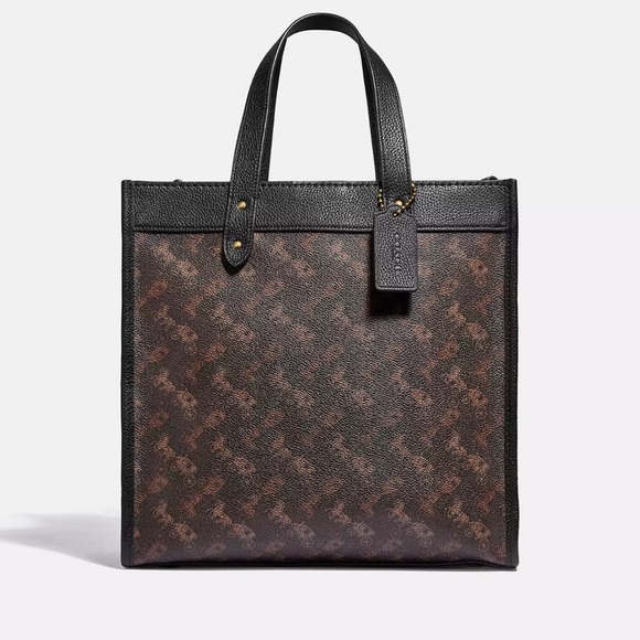 COACH Field Tote In Horse And Carriage Print - Picture 1 of 12